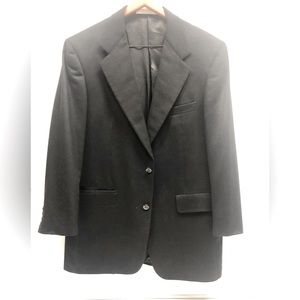 Cashmere sports coat, black, EUC 0886